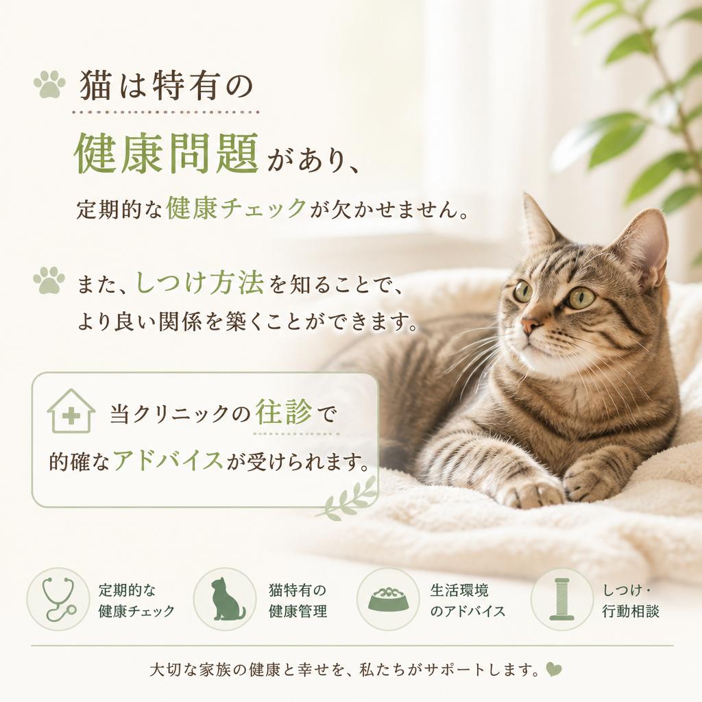 猫の健康管理としつけ