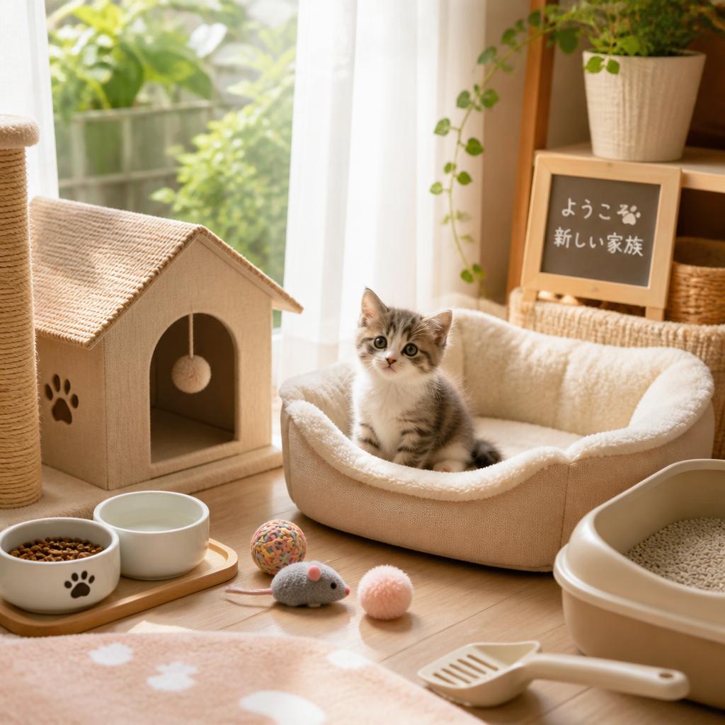 子猫との素晴らしい生活をスタートさせるために