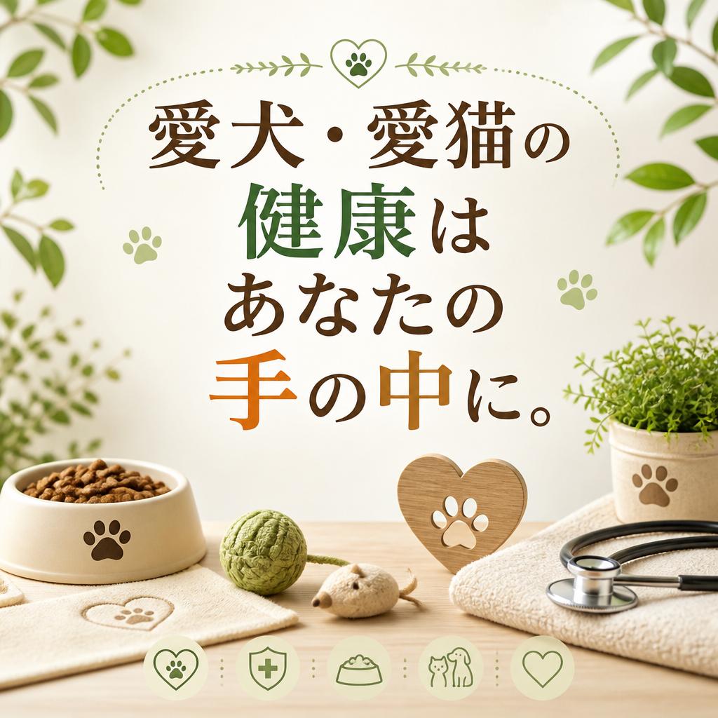 愛犬・愛猫の健康はあなたの手の中に。