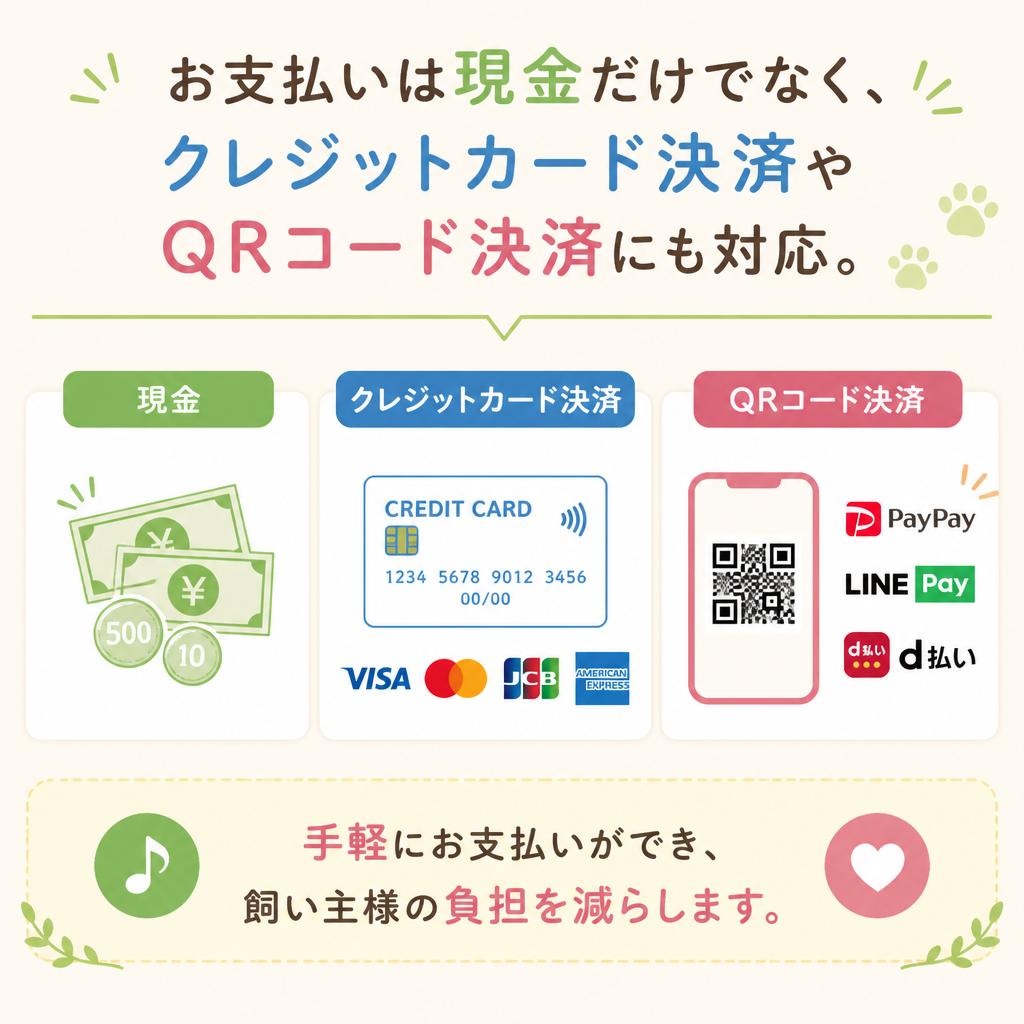便利なクレジットカード決済