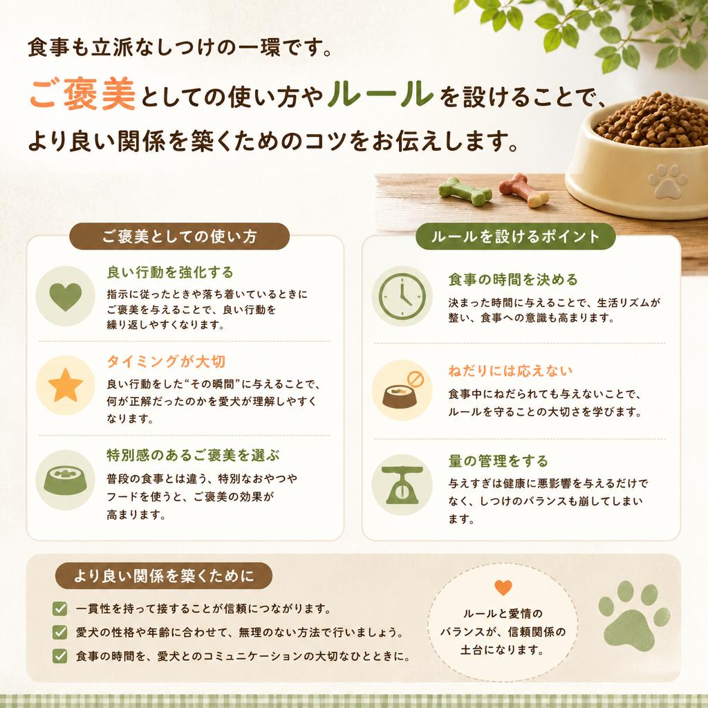 しつけと食事の関係